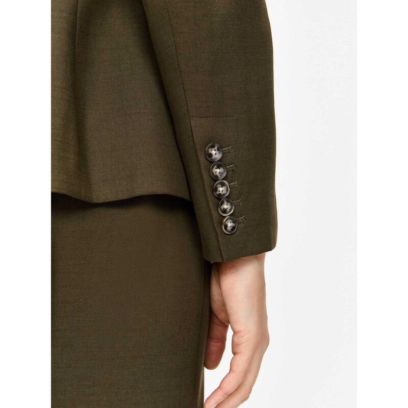 Veronika Maine Stripe Twill Hourglass Blazer image number 2